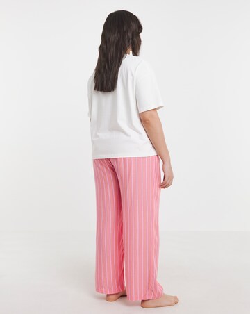 Simply Be Sunset Lover Stripe Pant Pyjama Set