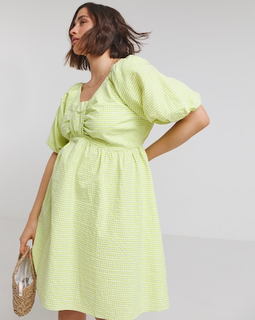 Simply Be Textured Gingham Smock