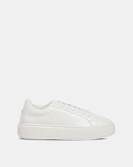 Jack &amp; Jones Aspire Cupsole PU Trainer - White