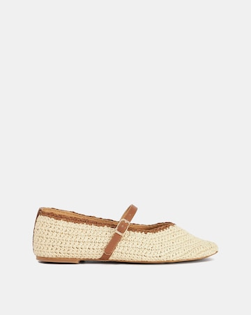Dune Haloha Basket Weave Flat Shoes - Standard Fit (D)