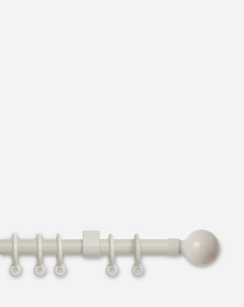 Plain 13-16mm Extendable Ball Curtain Pole