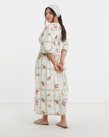 Waist Detail Midi Dress