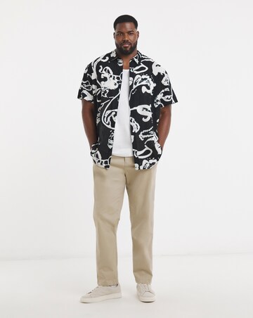 Jack & Jones Montauk Printed Shirt - Black