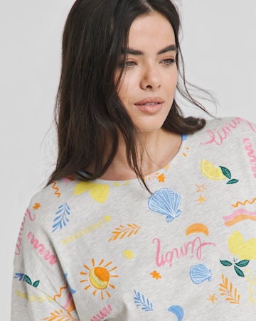 Lemon Print Value Shortie Set