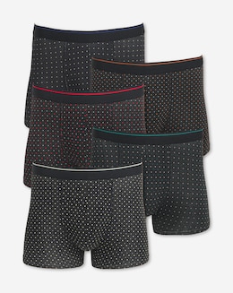 5 Pack Polka Dot Hipsters