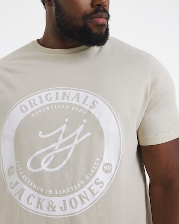 Jack & Jones Theo Logo T-Shirt 5 Pack - Multi