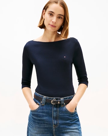 Tommy Hilfiger Slim Boat Neck Tee