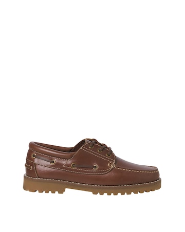 Jack & Jones Brooklyn Leather Boat Shoe - Tan