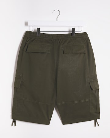 Fully Elasticated Twill Cargo Shorts