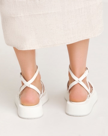Phoebe Strappy Flatform Sandals Extra Wide EEE Fit Simply Comfort