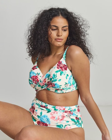 MAGISCULPT Twist Front Plunge Underwired Bikini Top