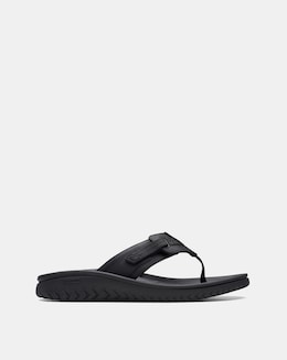 Clarks Wesley Sun Flip Flop - Black