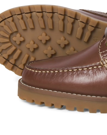 Jack & Jones Brooklyn Leather Boat Shoe - Tan