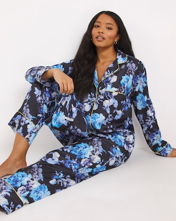 Hope & Ivy Albie Button Through Pyjama In A Bag Set Including Scrunchie