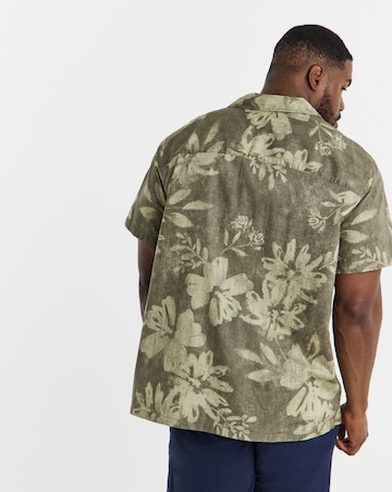 Jack & Jones Premium Venice Printed Shirt - Olive