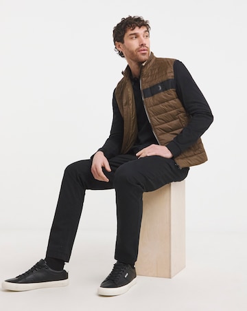 BOSS Block Logo Insulated Gilet - Green