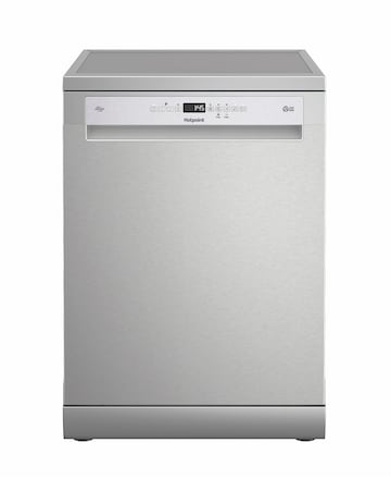 Hotpoint Maxi Space H7FHP43XUK Full Size Dishwasher 15 Place Silver + Install