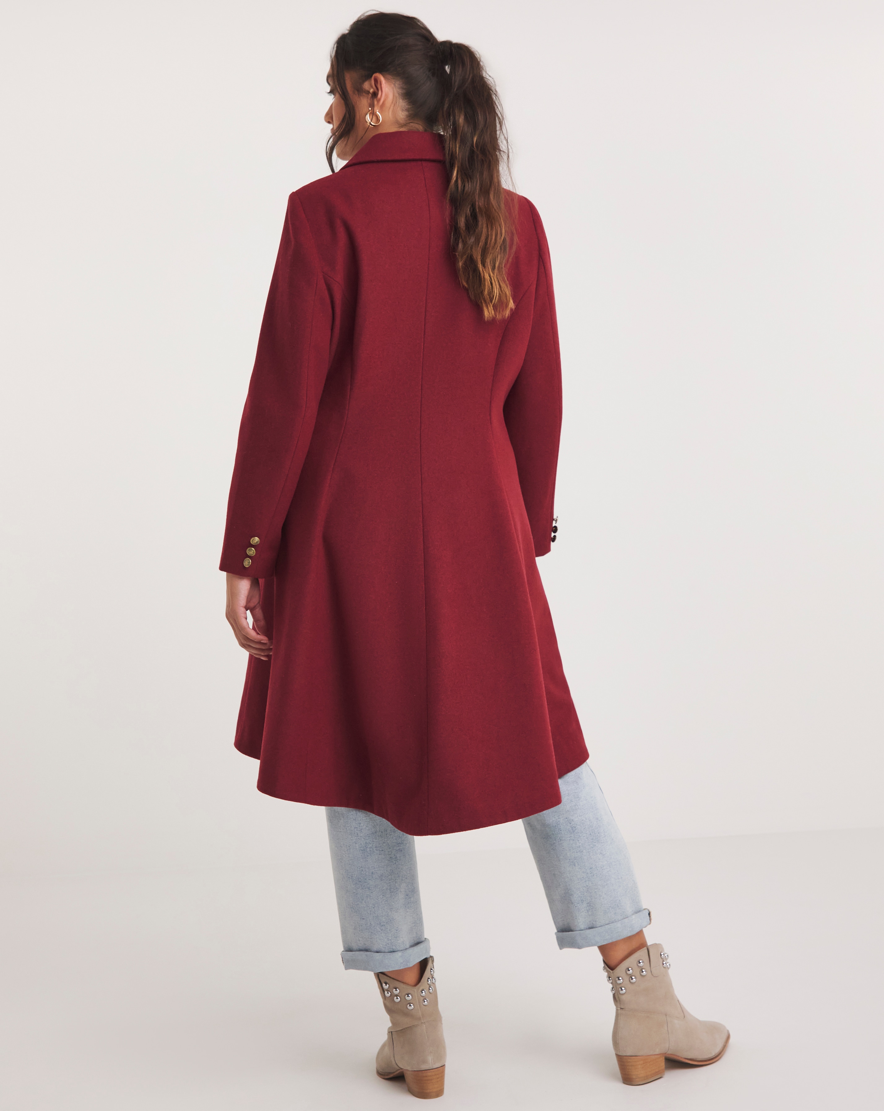 Joe Browns Burgundy Sophisticated Coat Fashion World
