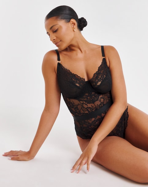 Ann Summers Hold Me Tight Body Black