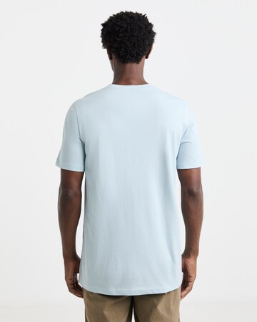 Pure Cotton V Neck T-Shirt Long