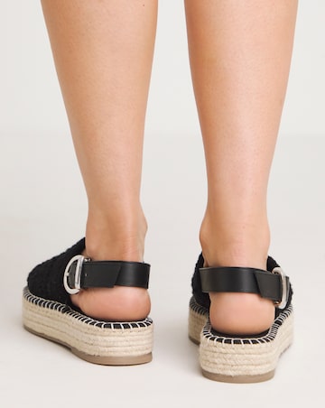 Mylene Slingback Flatform Espadrille Sandals Wide E Fit