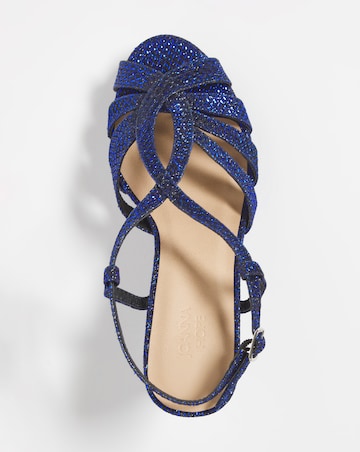 Joanna Hope Crossover Platform Sandal - Wide Fit (E)