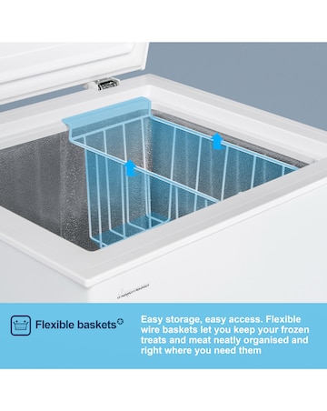 Fridgemaster MCF96E 96L Chest Freezer- E Rated 86CM