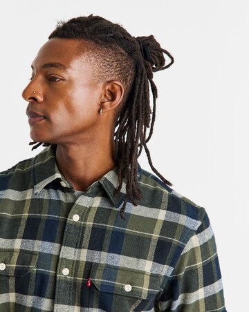 Levi's Jackson Worker Shirt - Green Plaid
