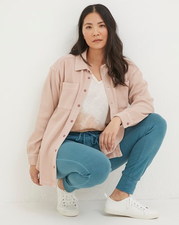 FatFace 'Ebb & Flow' Cotton Liza Waffle Shirt