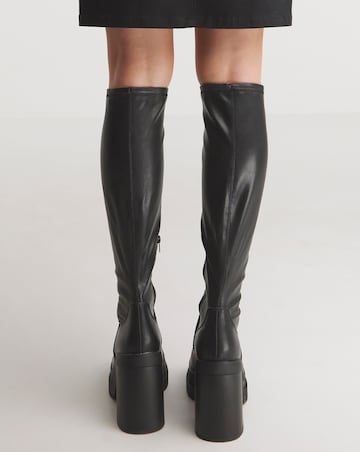 Gretchen Platform Sock Boots - Standard Fit (D) & Standard Calf