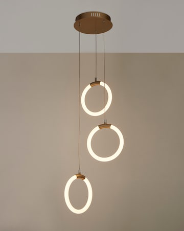 LED Frosted Hoop Ceiling Pendant