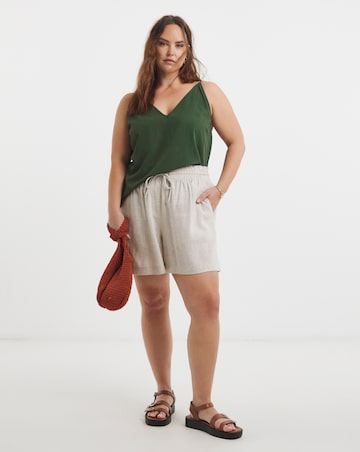 Simply Be Green V Neck Cami