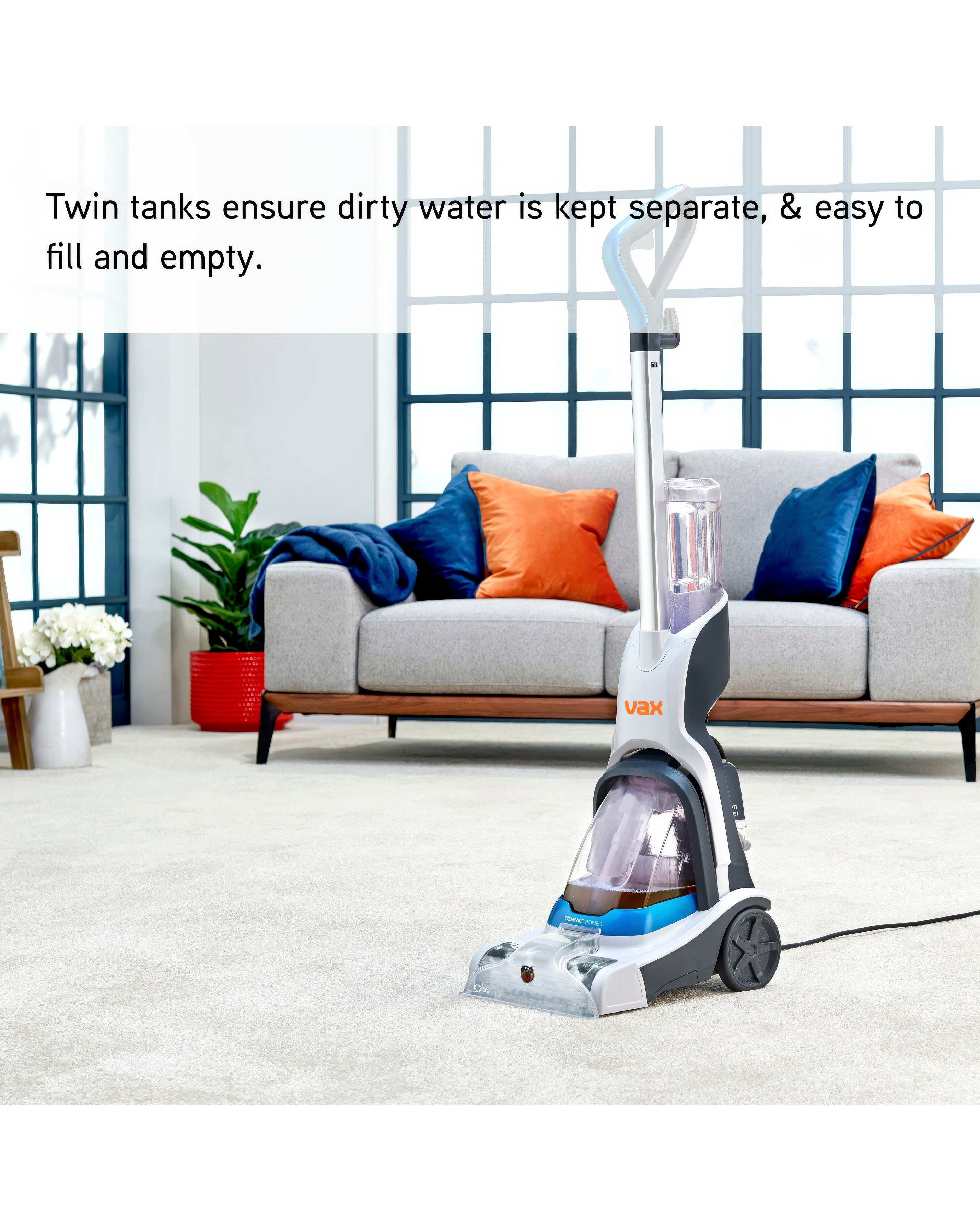 Vax Compact Power Carpet Washer | Fashion World