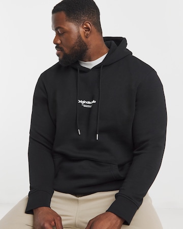Jack & Jones Vesterbro Logo Hoodie - Black