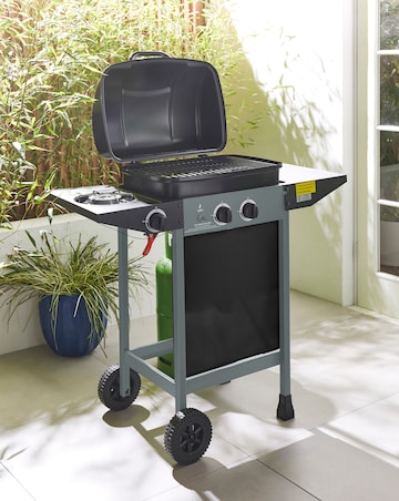 2 Burner Gas BBQ with Side Burner