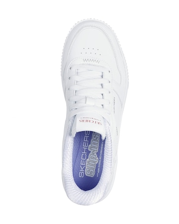 Skechers White Jade Put It In Neutral Slip-In Trainers - Standard Fit (D)