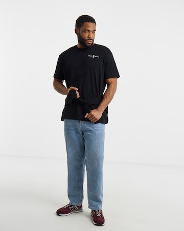 Jack & Jones Zane Back Graphic T-Shirt - Black