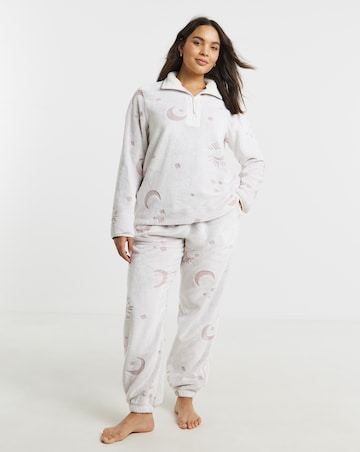 Chelsea Peers Fleece Zip Up Lounge Set