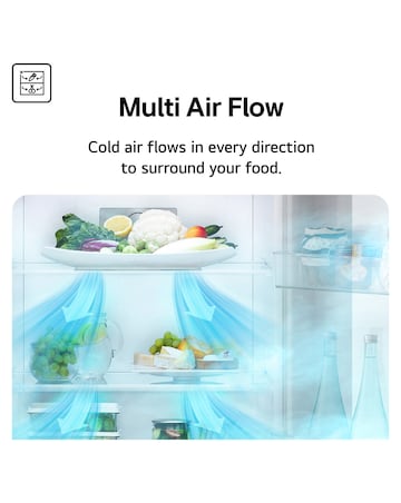LG GBBSJ2CCPY 60/40 Tall Fridge Freezer - Silver + Install