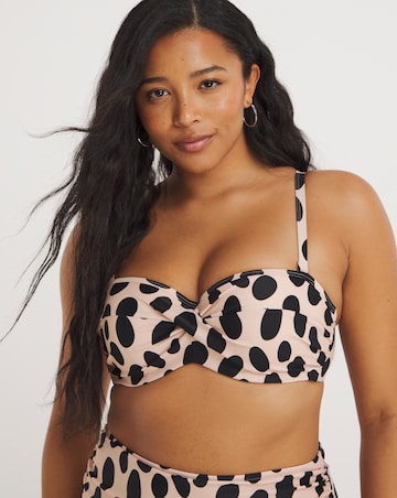 Panache Ella Twist Bandeau Wired Bikini Top