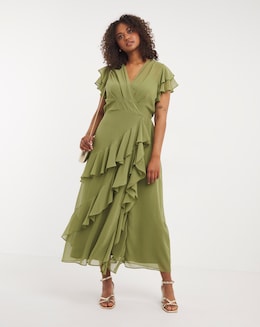 Joanna Hope Ruffle Maxi Dress