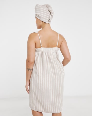 Pretty Secrets Towelling Shower Wrap And Turban