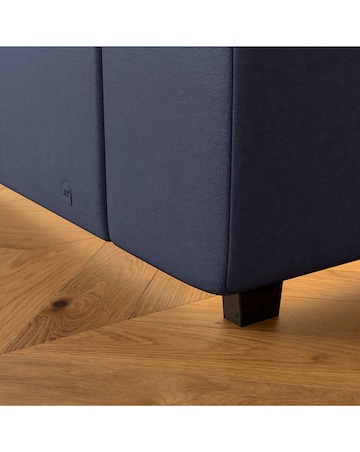 XR Living Maisie Fabric LED TV Ottoman Bed