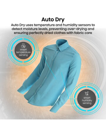 Hisense Power Steam 5i Series DH5I104BWAB WiFi-enabled 10kg Tumble Dryer - White