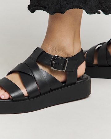 Dublin Chunky Fisherman Sandals - Wide Fit (E)
