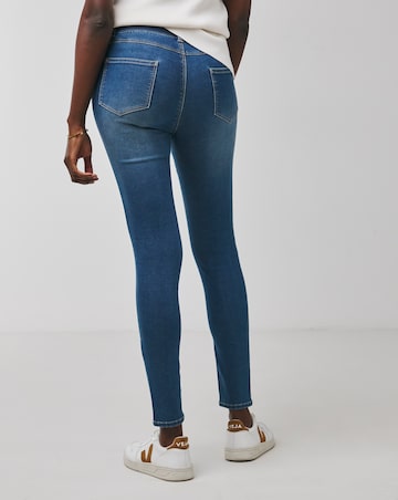 Mid Blue Stretch Skinny Jeggings