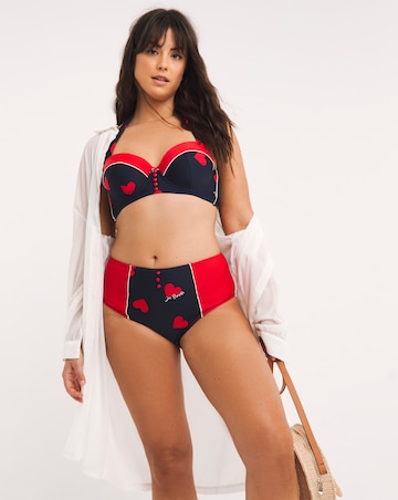 Joe Browns Retro Heart High Waist Bikini Brief