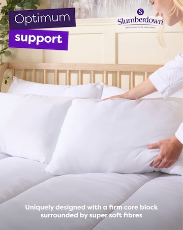Slumberdown Super Support Feels Like Down 4 Pack Pillows