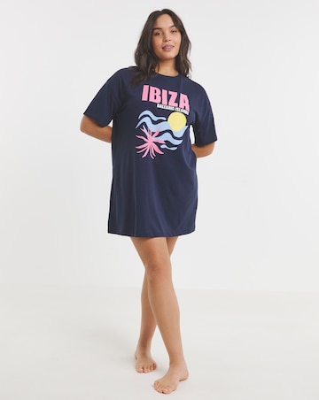 Ibiza Print Value T-Shirt Nightie