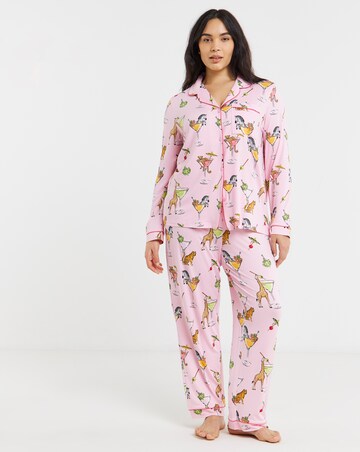 Chelsea Peers Classic Long Button Up Set